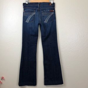 7 For all Mankind Dojo Flare Jeans 27x31